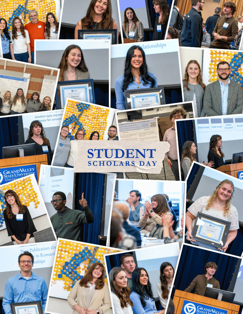 Award winners and presenters at Student Scholars Day 2026